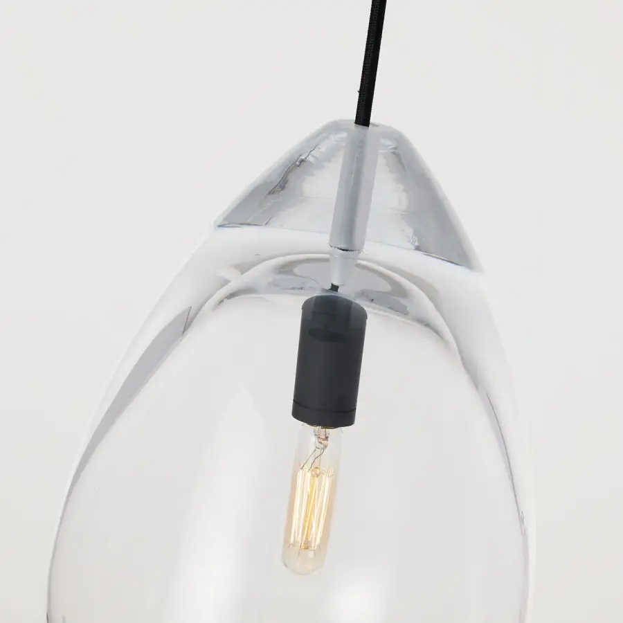 Alina One Light Pendant in Nightshade Black - Image 6
