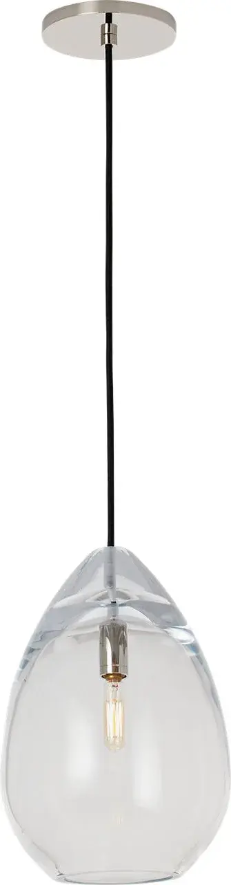 Alina One Light Pendant in Polished Nickel - Image 3