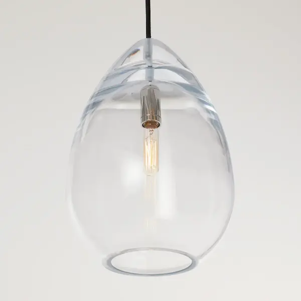 Alina One Light Pendant in Polished Nickel - Image 5