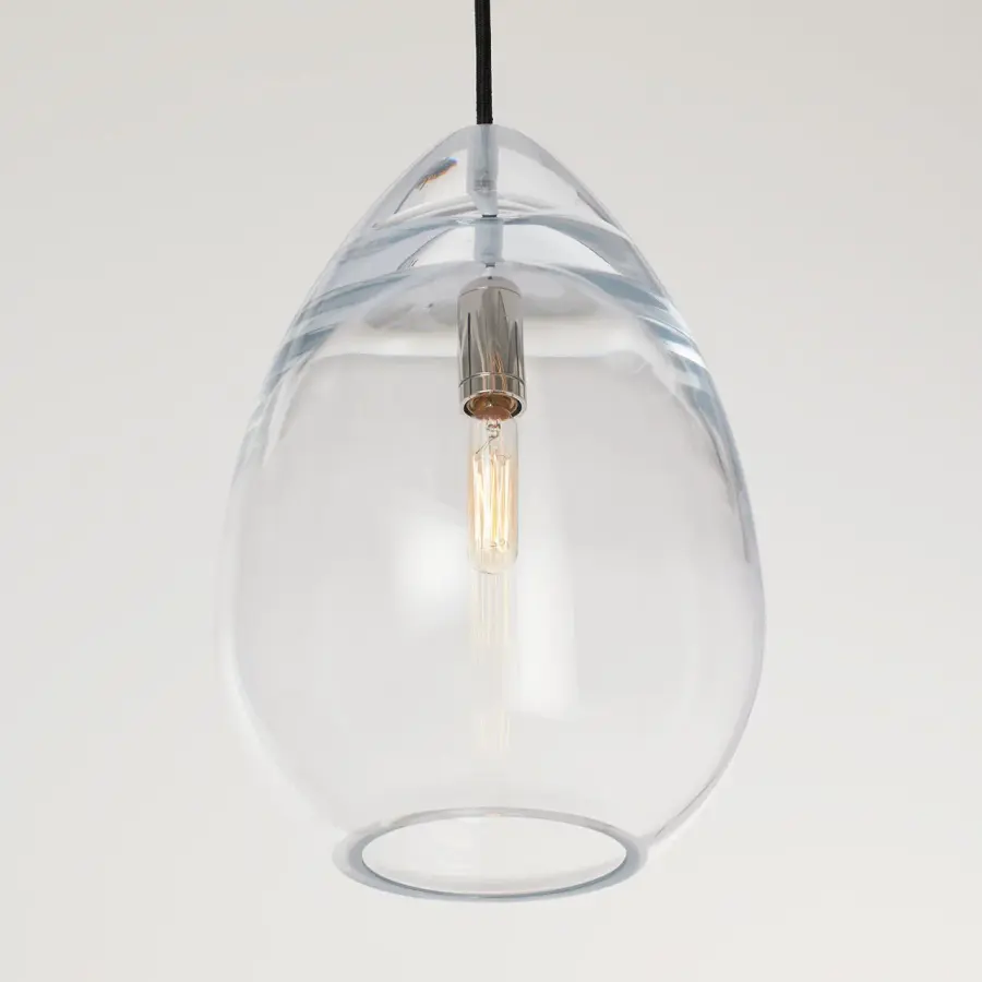 Alina One Light Pendant in Polished Nickel - Image 5