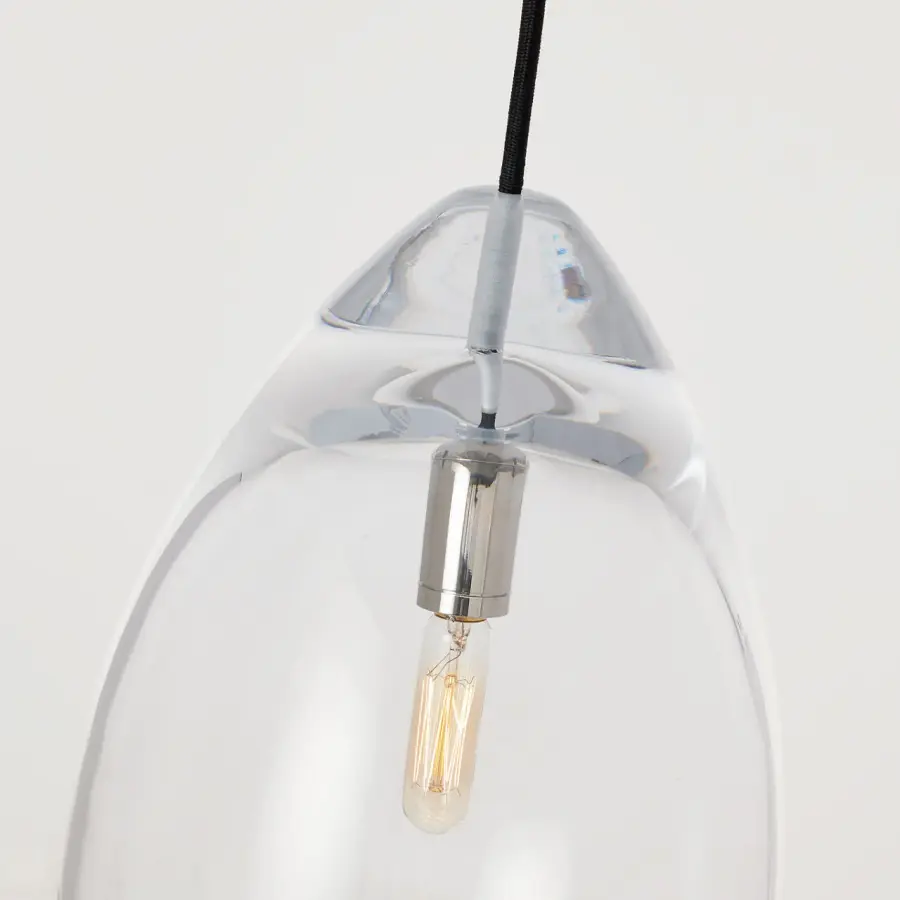 Alina One Light Pendant in Polished Nickel - Image 4