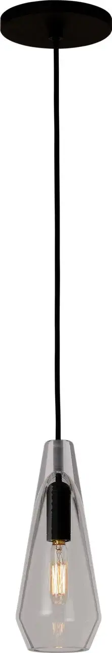Lustra One Light Pendant in Nightshade Black - Image 2