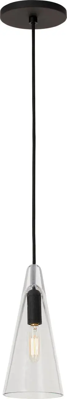 Selina One Light Pendant in Nightshade Black - Image 3