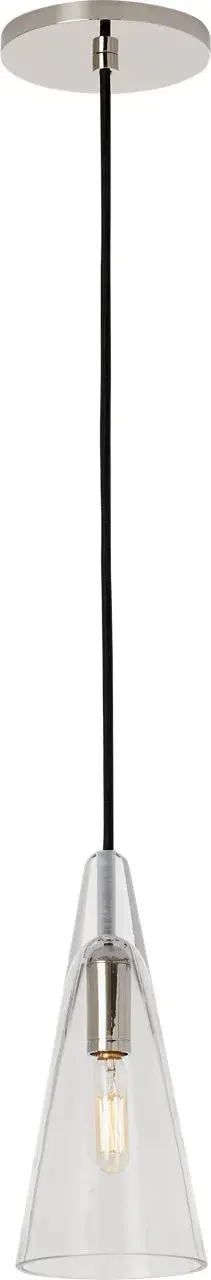 Selina One Light Pendant in Polished Nickel - Image 3