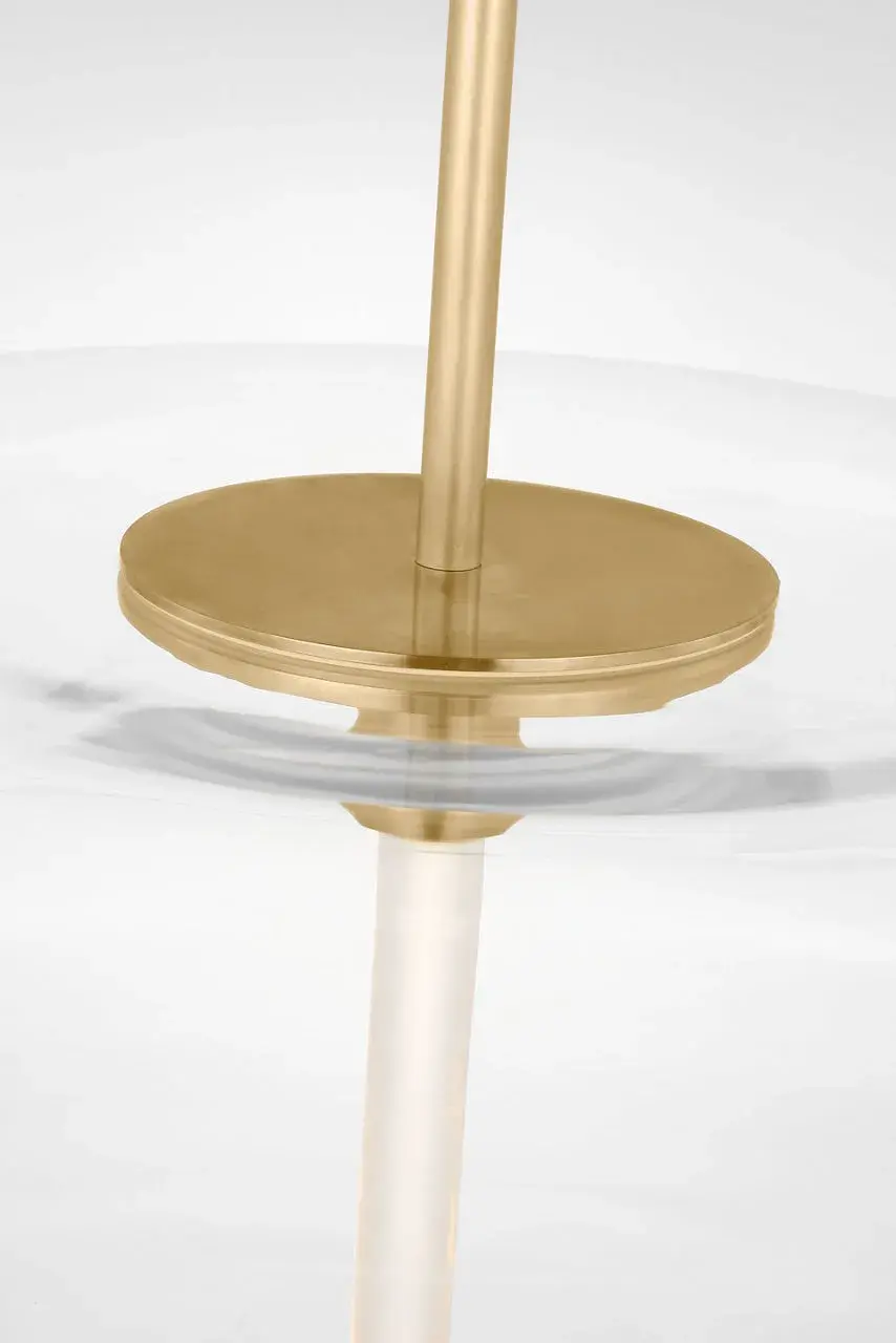Shakkei Double Extra Large Pendant in Natural Brass - Image 1