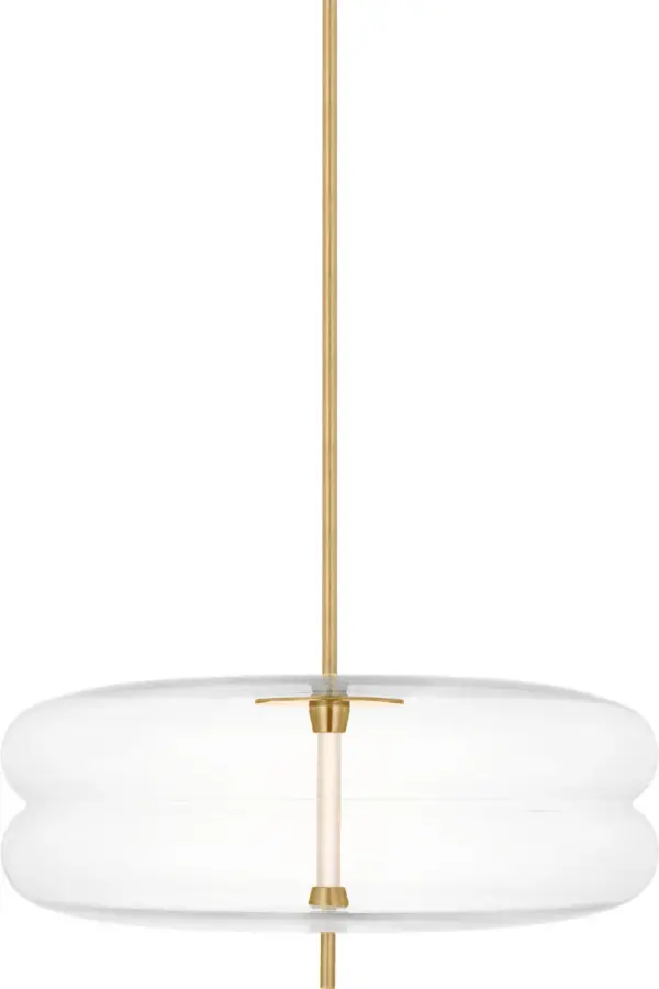 Shakkei Large Pendant in Natural Brass - Image 4