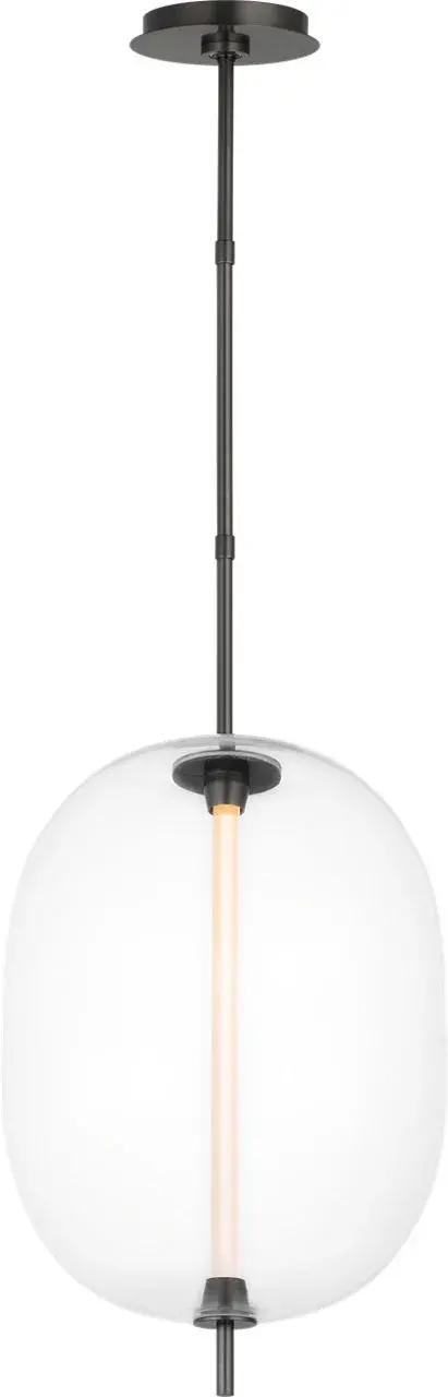 Heian Medium Pendant in Clear Bronze - Image 4