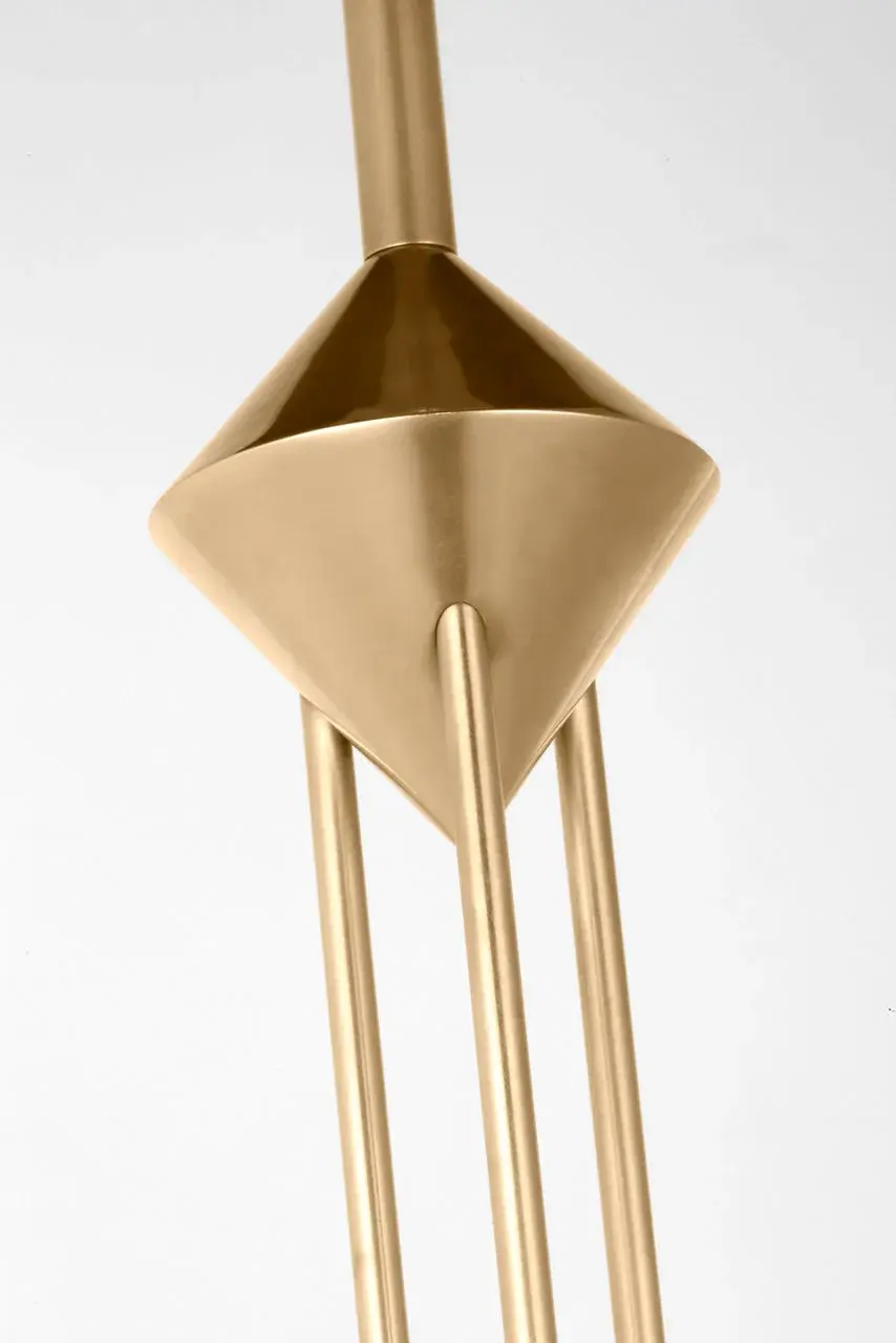Cathedral Medium Pendant in Natural Brass - Image 2