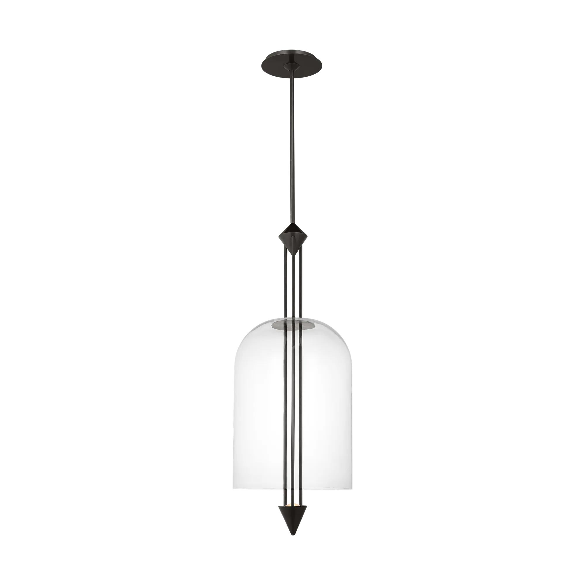 Cathedral Large Pendant in Dark Bronze