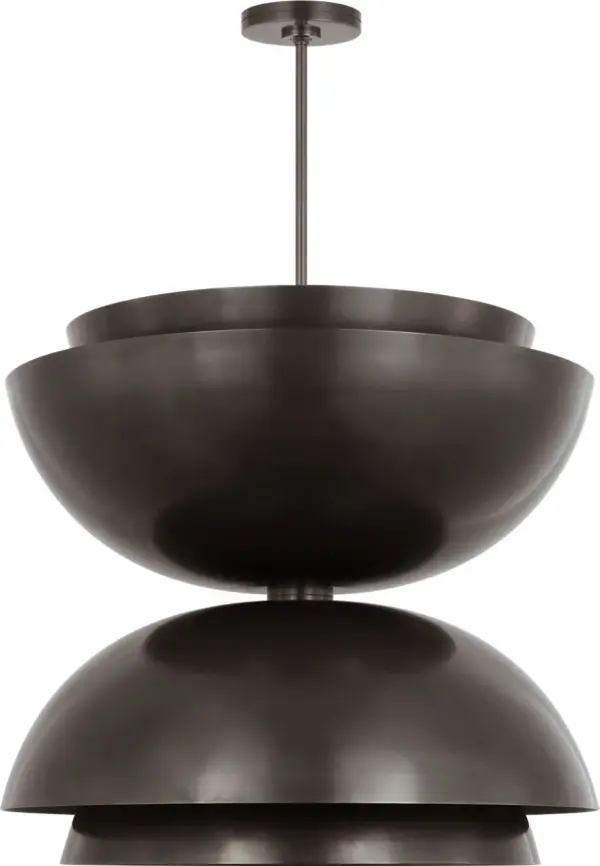 Shanti Grande Double Pendant in Dark Bronze - Image 5