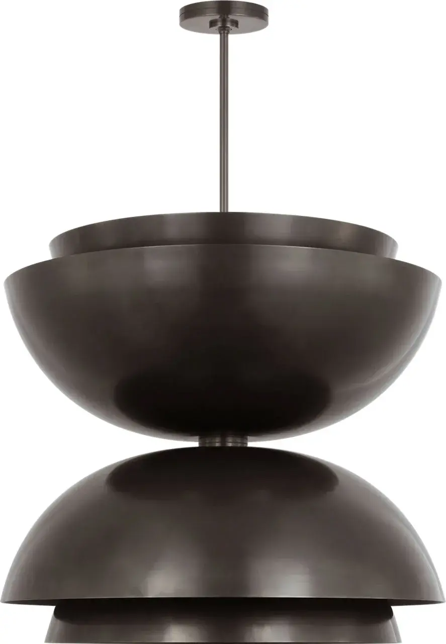 Shanti Grande Double Pendant in Dark Bronze - Image 5