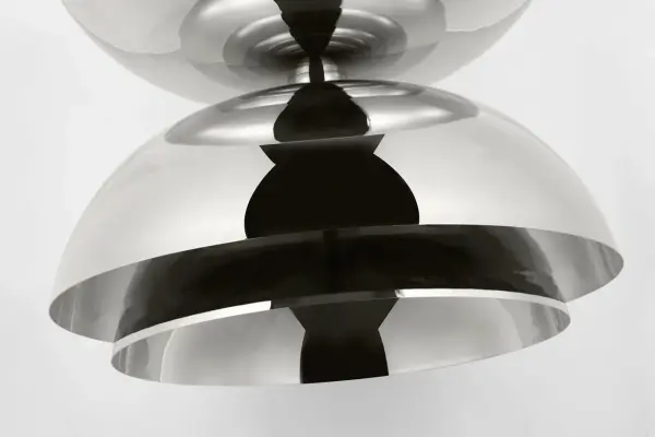 Shanti Grande Double Pendant in Polished Nickel - Image 4