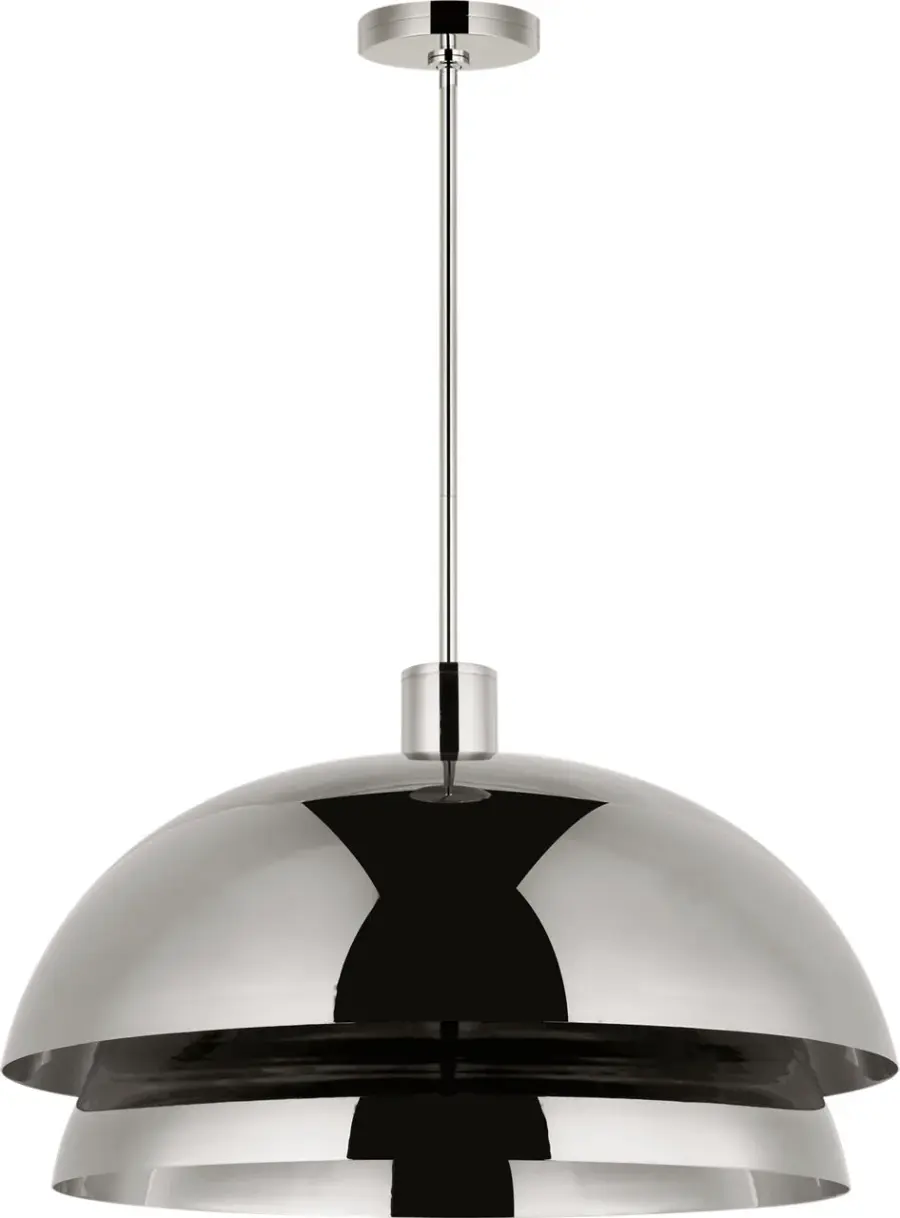 Shanti Grande Pendant in Polished Nickel - Image 2