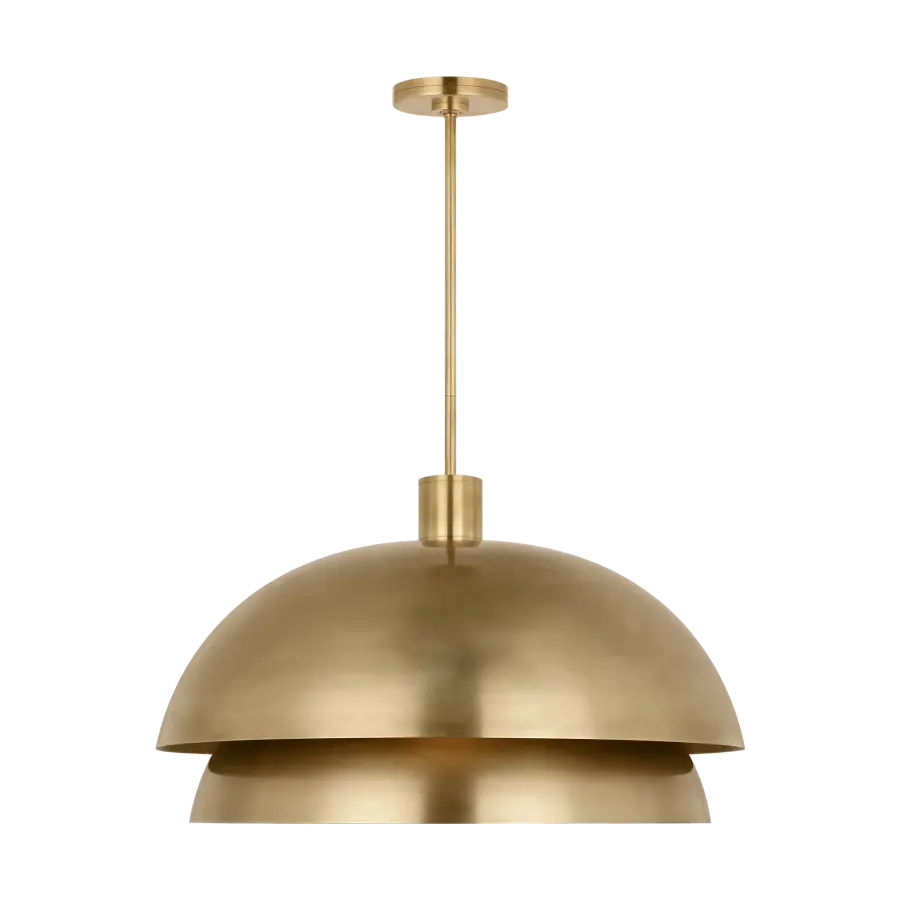 Shanti Grande Pendant in Natural Brass - Image 1