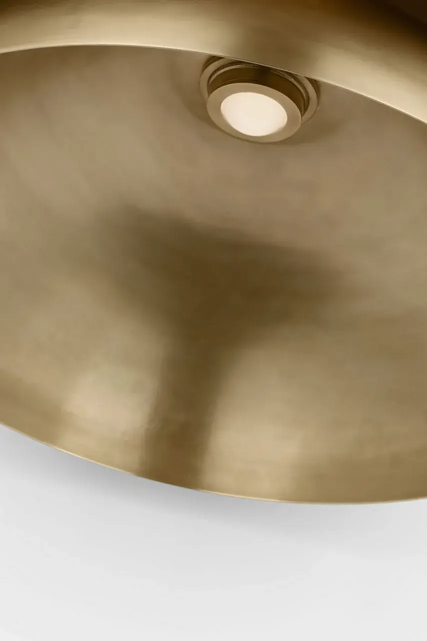 Shanti Grande Pendant in Natural Brass - Image 2