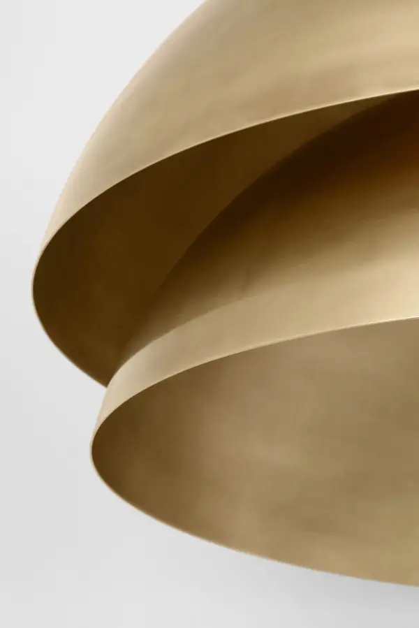 Shanti Grande Pendant in Natural Brass - Image 3