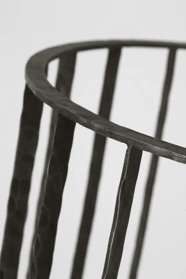 Sanchi Large Pendant in Aged Iron - Image 5
