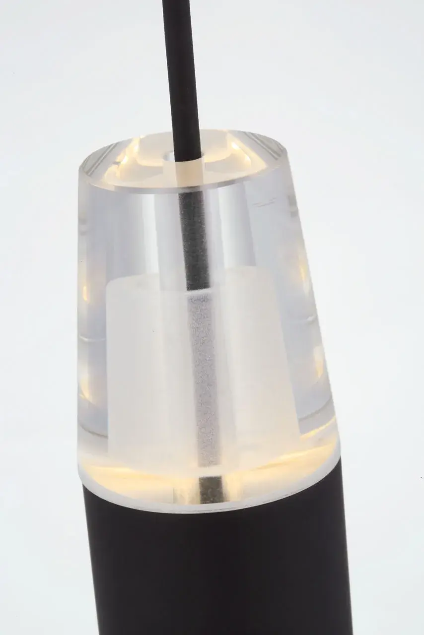 Lassell Short 1-Light Pendant in Nightshade Black - Image 3
