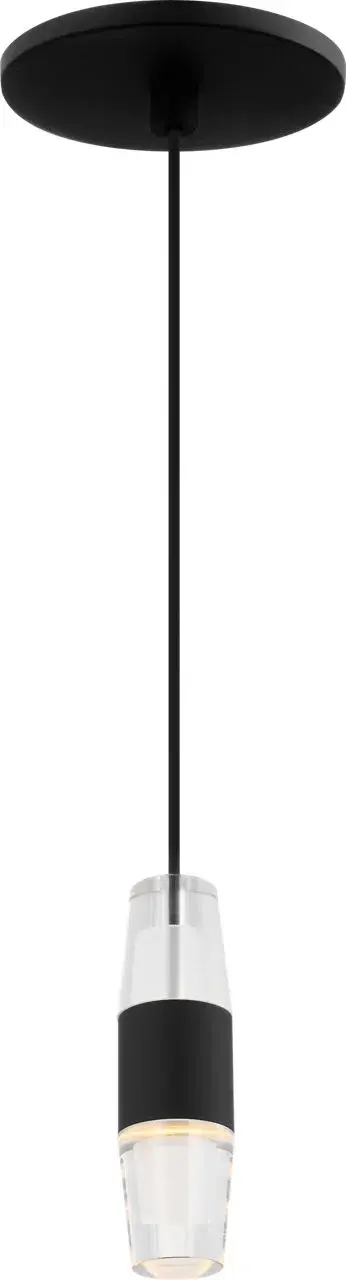 Lassell Short 1-Light Pendant in Nightshade Black - Image 4