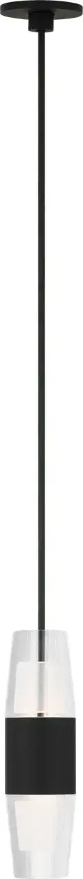 Lassell Short Port Alone Pendant in Nightshade Black - Image 1