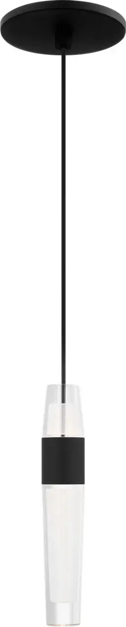 Lassell 1-Light Pendant in Nightshade Black - Image 2