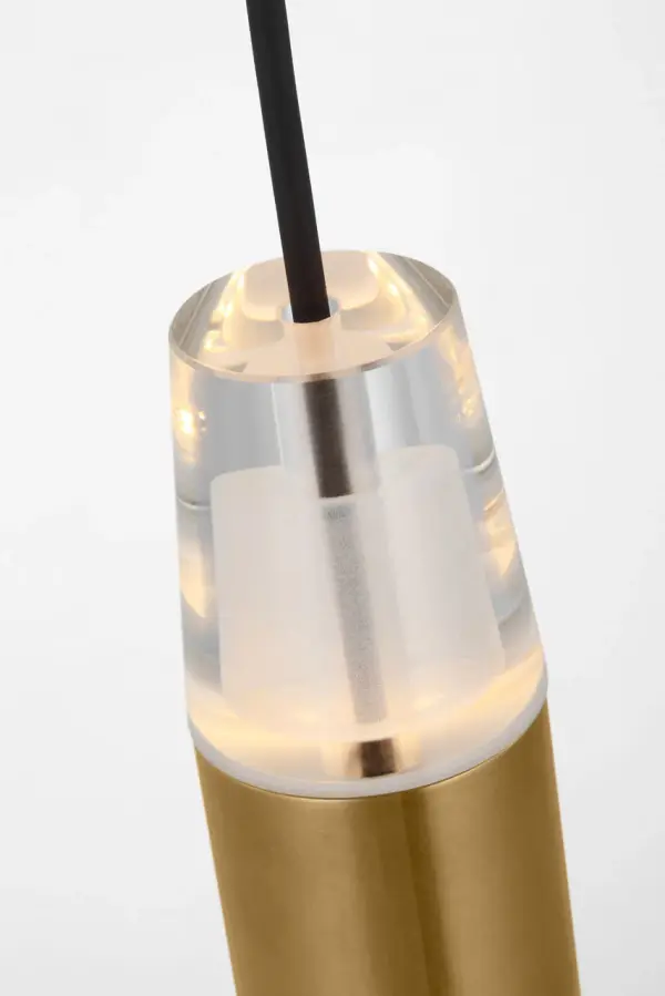 Lassell 1-Light Pendant in Natural Brass - Image 3