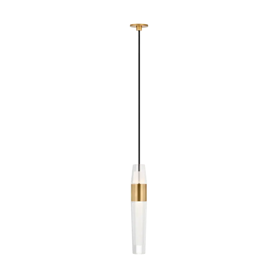 Lassell Port Alone Pendant in Natural Brass - Image 1