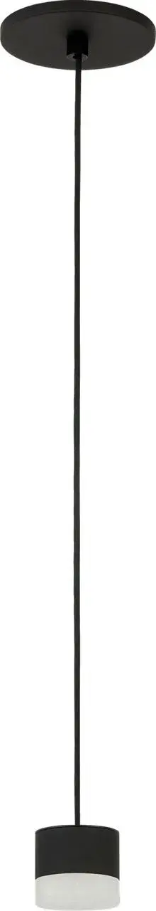 Elegant Alabaster Pendant with Sophisticated Black Finish - Image 2