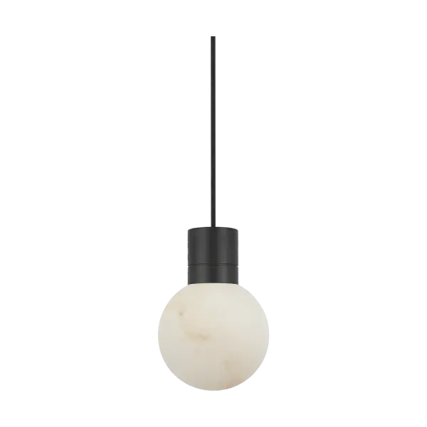 The Mina Small Pendant combines contemporary sophistication with timeless alabaster beauty. Its compact size makes it ideal for intimate spaces, while the natural stone shade creates warm, diffused lighting.