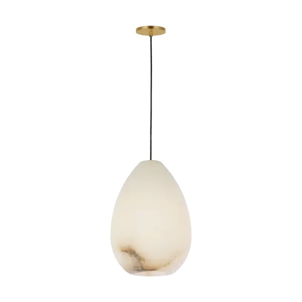 Alina Alabaster Medium Pendant - Image 1