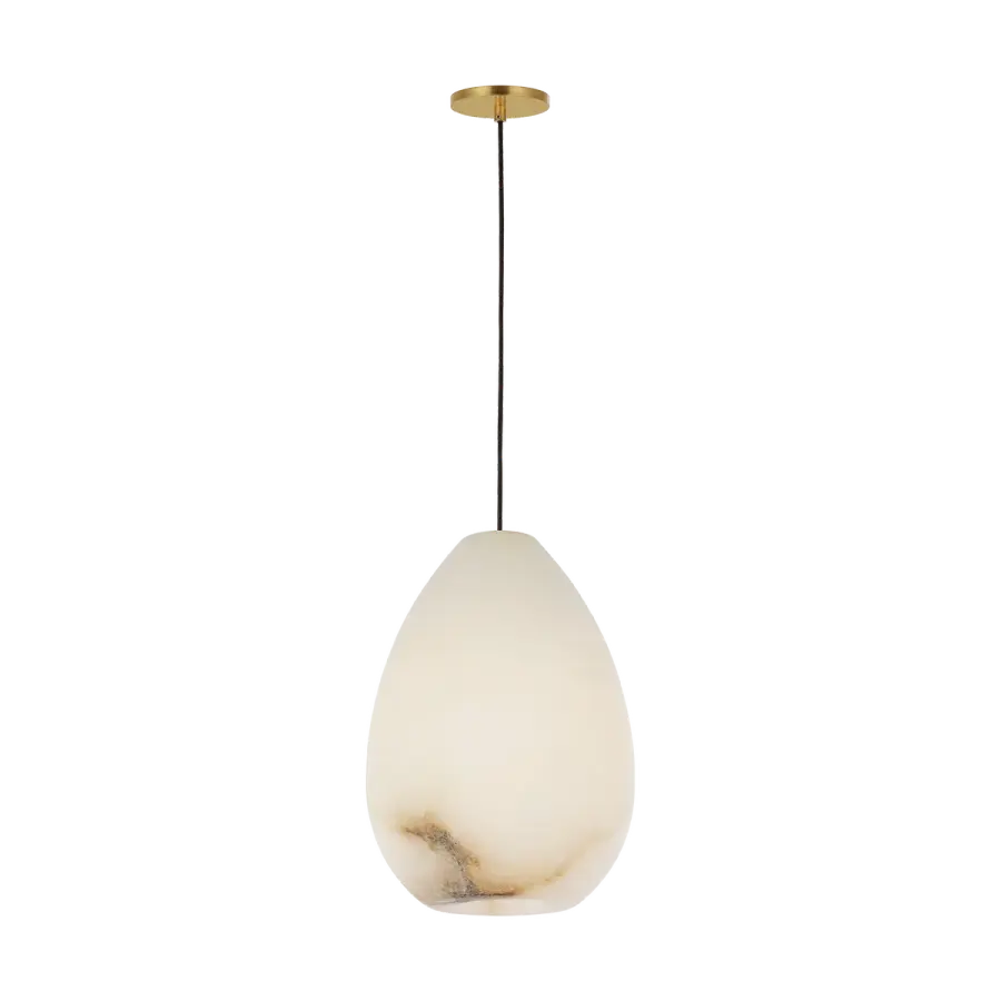 Alina Alabaster Medium Pendant - Image 1