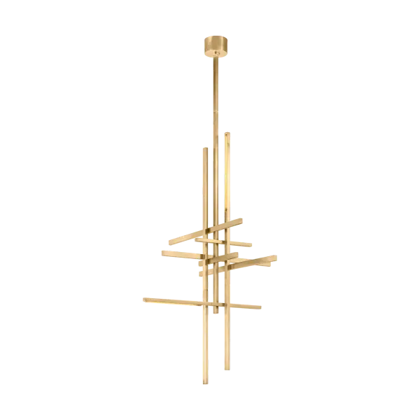 Cityscape X-Large Pendant in Hand-Rubbed Antique Brass - Image 5