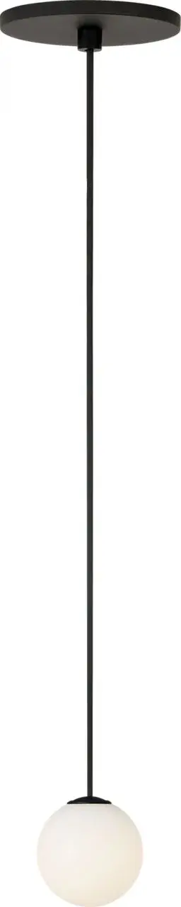 Orbet 1 Light Pendant in Nightshade Black - Image 1