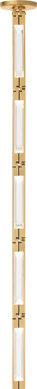 Catena 26" Pendant in Hand-Rubbed Antique Brass - Image 1