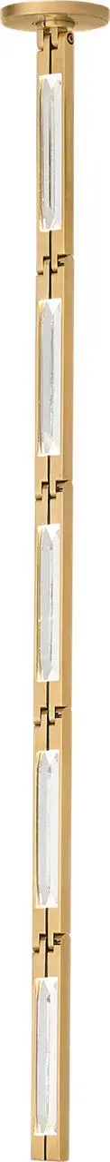 Catena 26" Pendant in Hand-Rubbed Antique Brass - Image 3