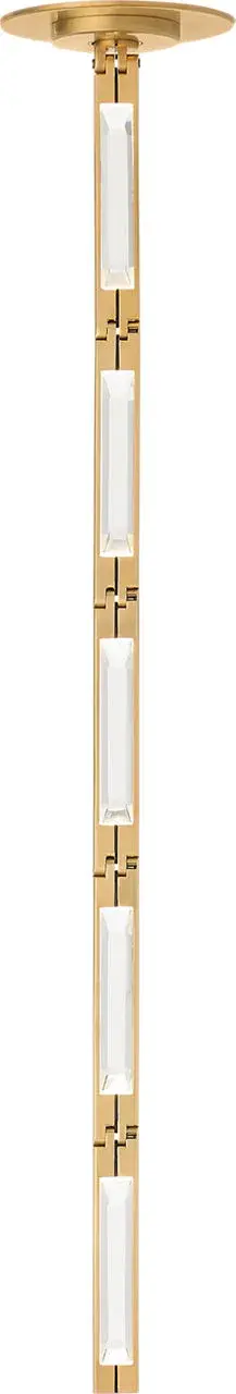 Catena 26" Pendant in Hand-Rubbed Antique Brass - Image 4