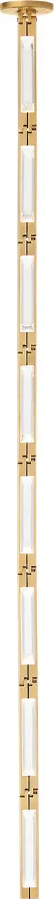The Catena 41" pendant delivers dramatic linear lighting with hand-rubbed antique brass detailing. Its substantial 41-inch length makes it perfect for large dining tables and kitchen islands, offering both ambient and task lighting.