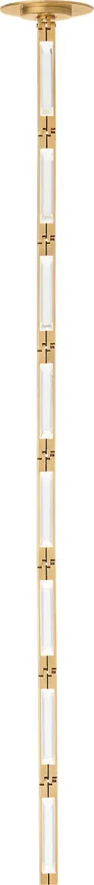 Catena 41" Pendant in Hand-Rubbed Antique Brass - Image 4
