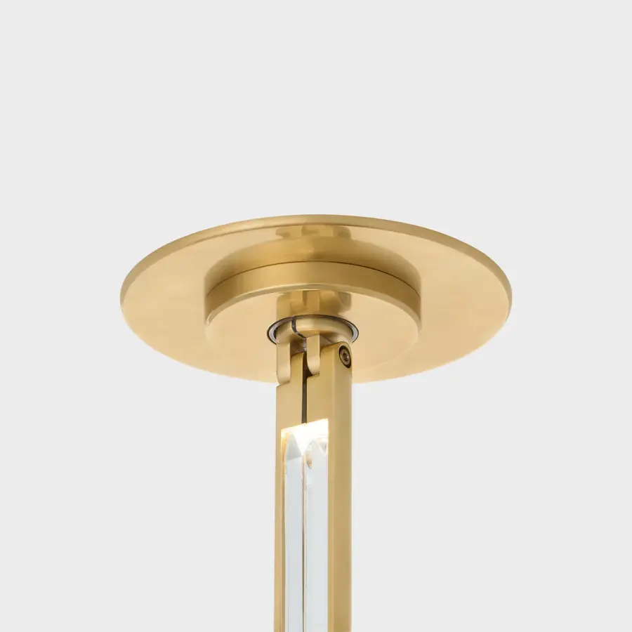 Catena 57" Pendant in Hand-Rubbed Antique Brass - Image 6