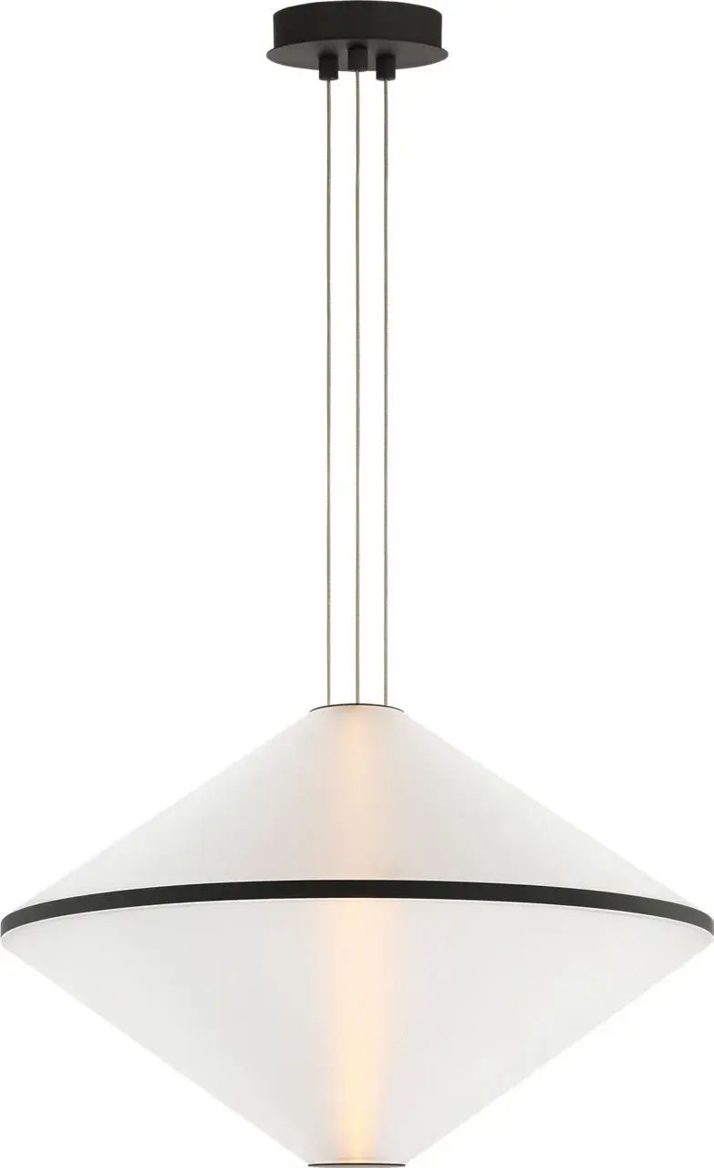 Bicono 22 Pendant in Nightshade Black - Image 1