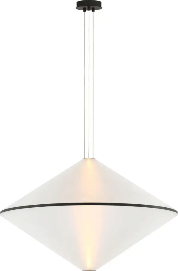 The Bicono 38 Pendant transforms grand spaces with its 38-inch disciplined geometry and combed acrylic diffuser. Selectable color temperatures (2200K-3000K) and precision-machined hardware deliver both visual impact and functional versatility.