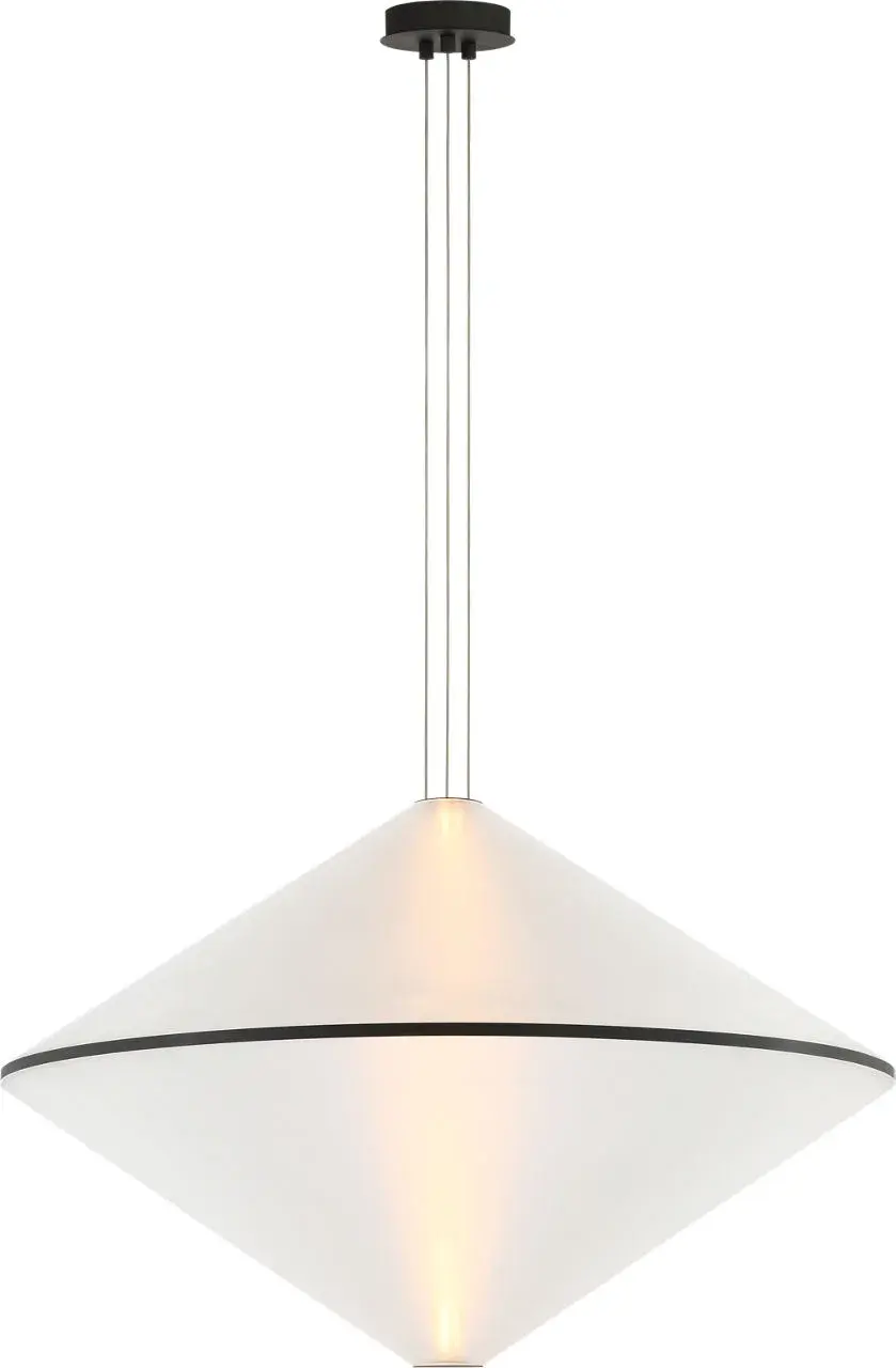 Bicono 38 Pendant in Nightshade Black - Image 1