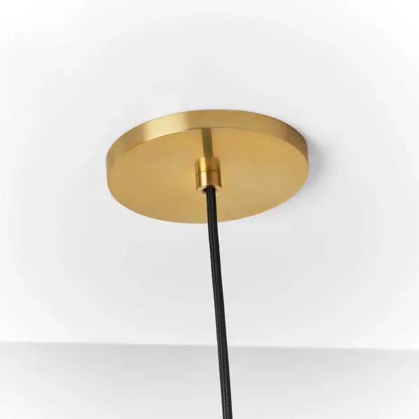 Audra 10" Pendant in Hand-Rubbed Antique Brass - Image 3