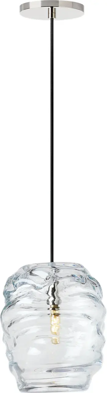 Audra 10" Pendant in Polished Nickel - Image 1