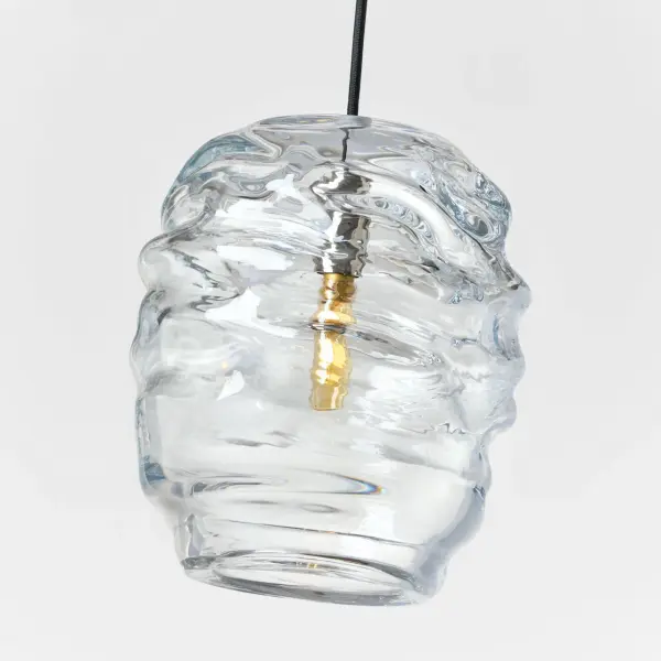 The Audra 10" pendant delivers refined style in a compact form. Its polished nickel finish brings sophisticated shine to smaller spaces, making it ideal for kitchen islands, powder rooms, or as multiples in series. - alternate view