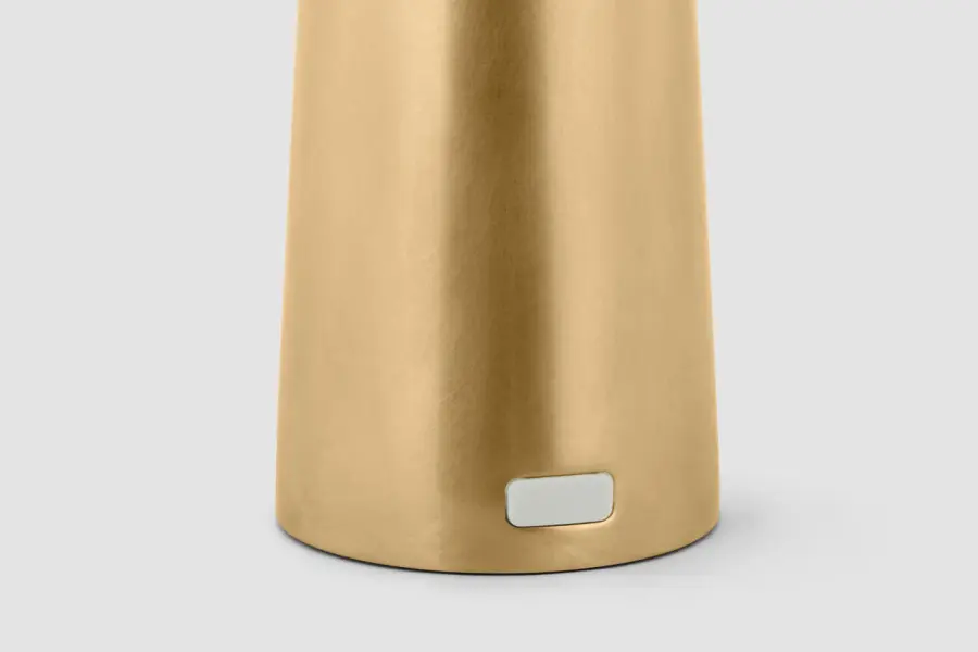 Sesa LED Table Lamp in Hand Rubbed Antique Brass - Image 8