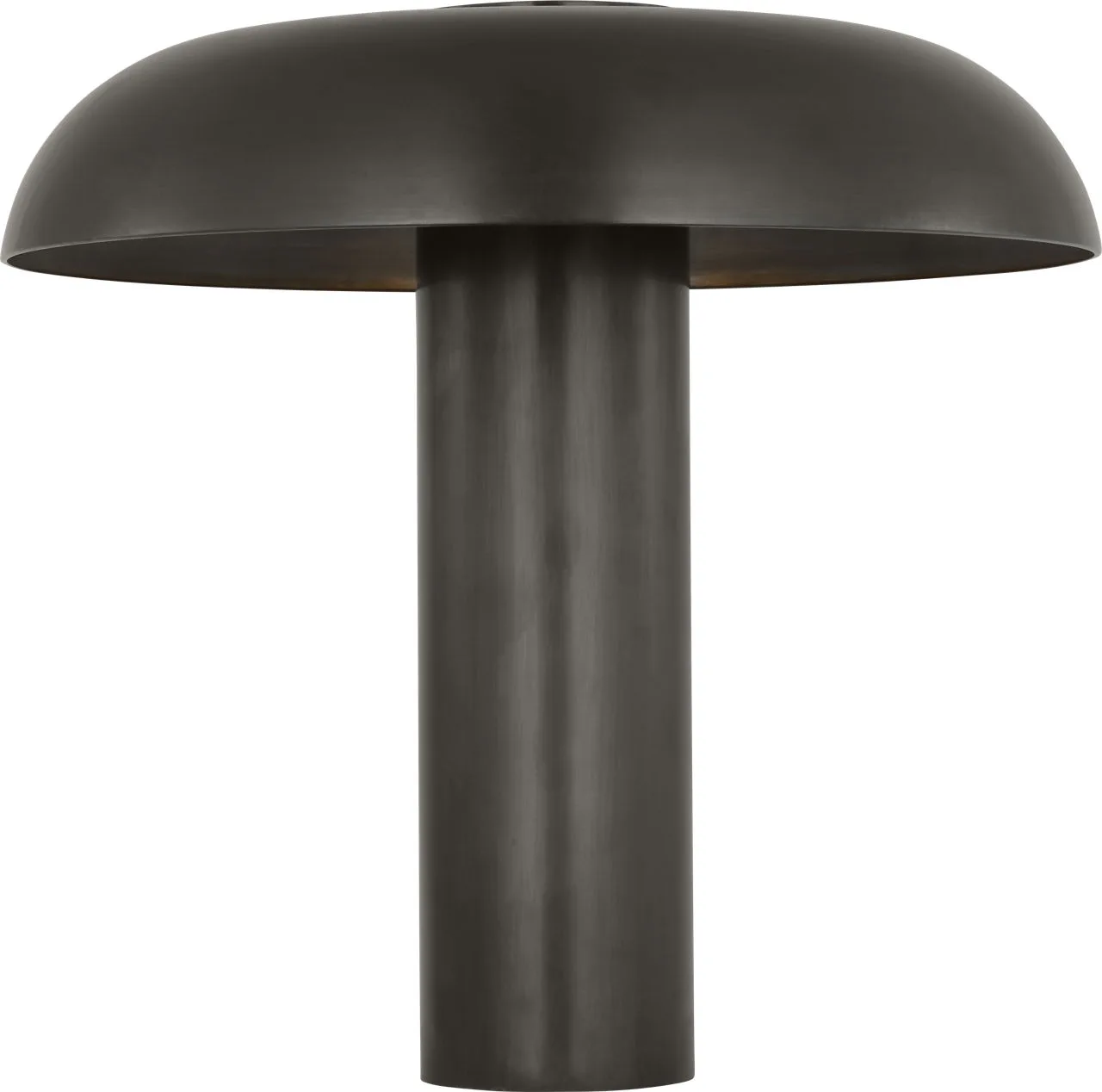 Louver LED Table Lamp in Dark Bronze