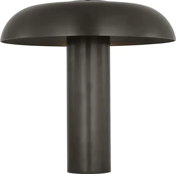 The Louver by Sean Lavin is a striking contemporary table lamp that transforms functional lighting into art. Its signature metal columns create a mesmerizing interplay of light and shadow, perfect for modern interiors.