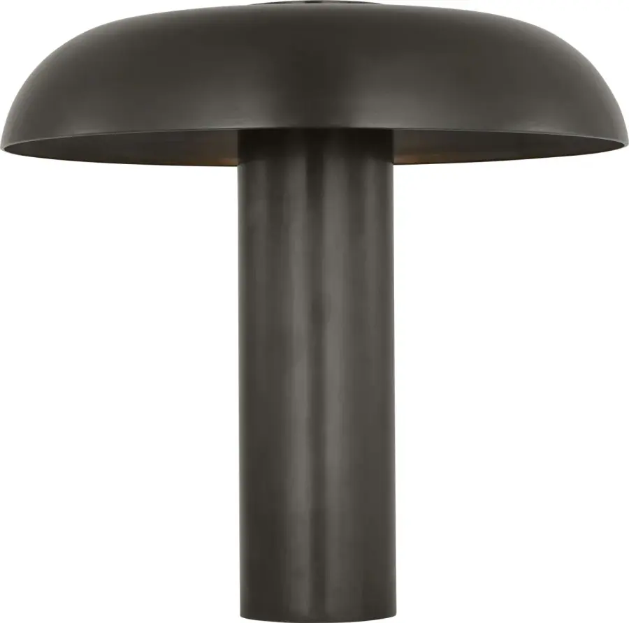 Louver LED Table Lamp in Dark Bronze - Image 1