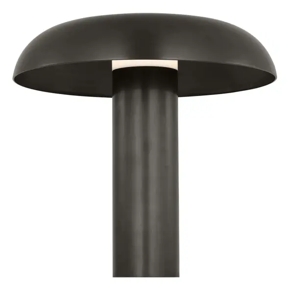 Louver LED Table Lamp in Dark Bronze - Image 4